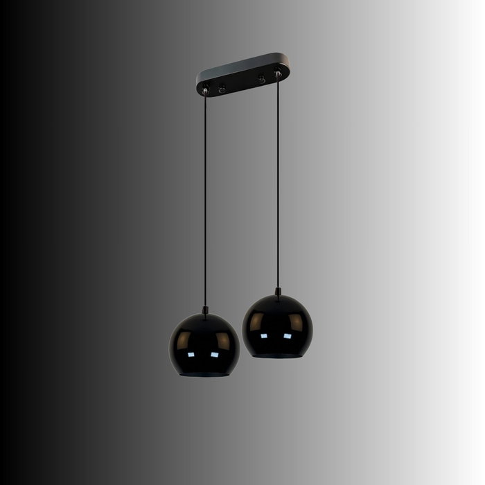Opviq Lámpara de Araña de Metal Negro con Altura Ajustable Opviq Lámpara de Araña de Metal Negro con Altura Ajustable